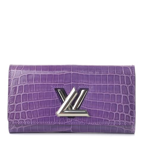 purple Louis Vuitton wallet